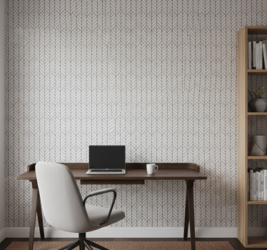 Papier peint bureau estor feuilles élégantes - TenStickers