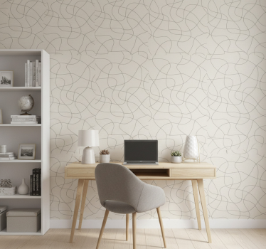 Papier peint bureau tendance translucide - TenStickers