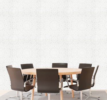 Papier peint bureau motif de tuile subtil - TenStickers