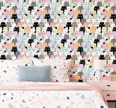 Papier peint chambre Chats - TenStickers