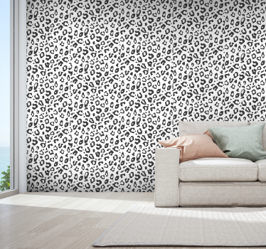 Papier peint chambre Léopard noir - TenStickers
