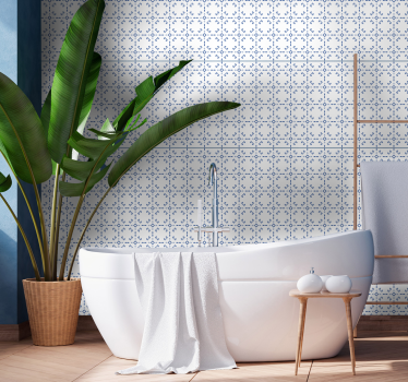 Papier peint salle de bain classique - TenStickers
