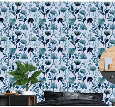 Papier peint floral élégance botanique florale - TenStickers