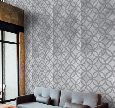 Papier peint imitation mur beton Points sur Bêton - TenStickers