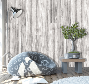 Papier peint moderne planches de bois - TenStickers