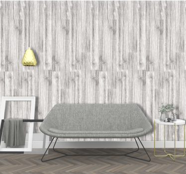 Papier peint salon surface texturée en bois élégante - TenStickers