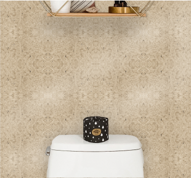 Papier peint salle de bain motif naturel texturé - TenStickers