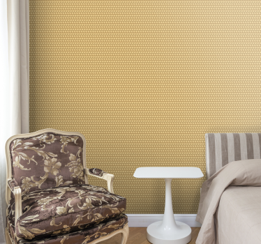 Papier peint chambre effet osier - TenStickers